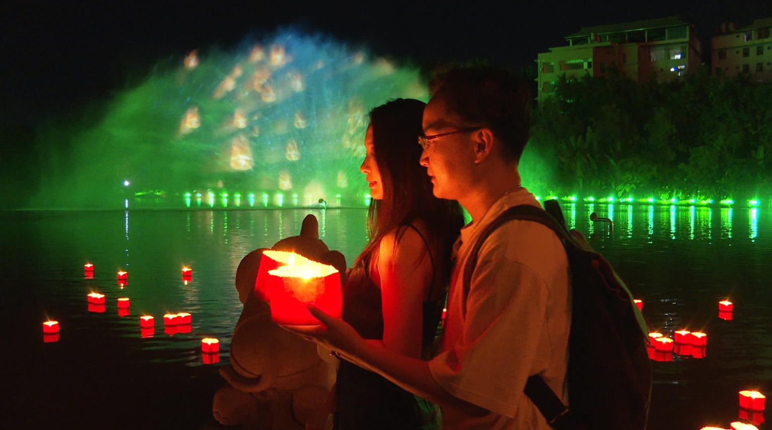 西双版纳夜景 景洪市文化和旅游局、景洪市融媒体中心供图