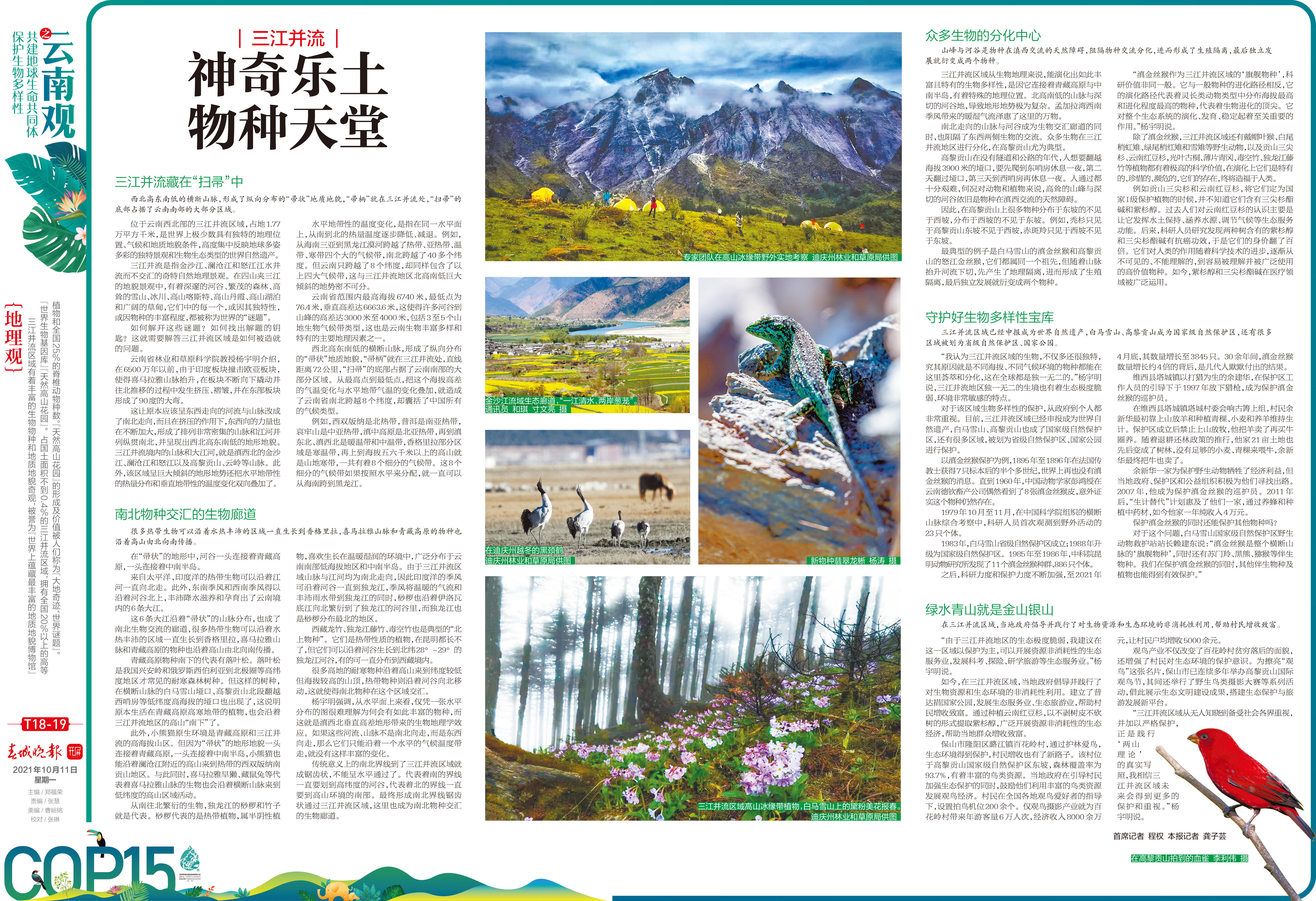 【三江并流】神奇乐土物种天堂