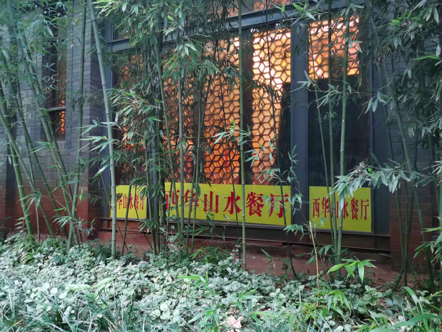 开屏观察｜大型餐厅露天烧烤藏身西华园！市民：休闲公园变了“味”（开屏新闻记者夏体雷摄）