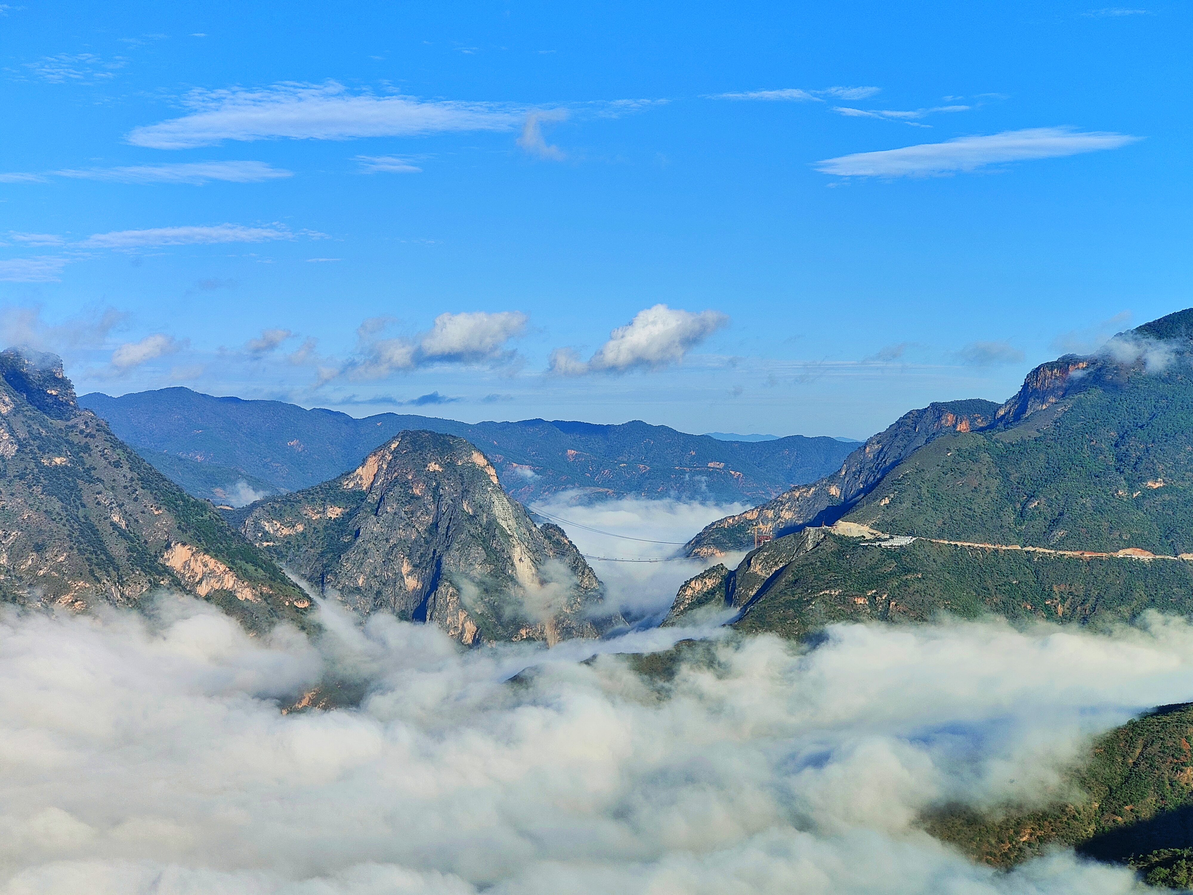 玉溪易门绿汁：邂逅绝美云海（开屏新闻记者 李春丽 通讯员 王晓凤 摄）