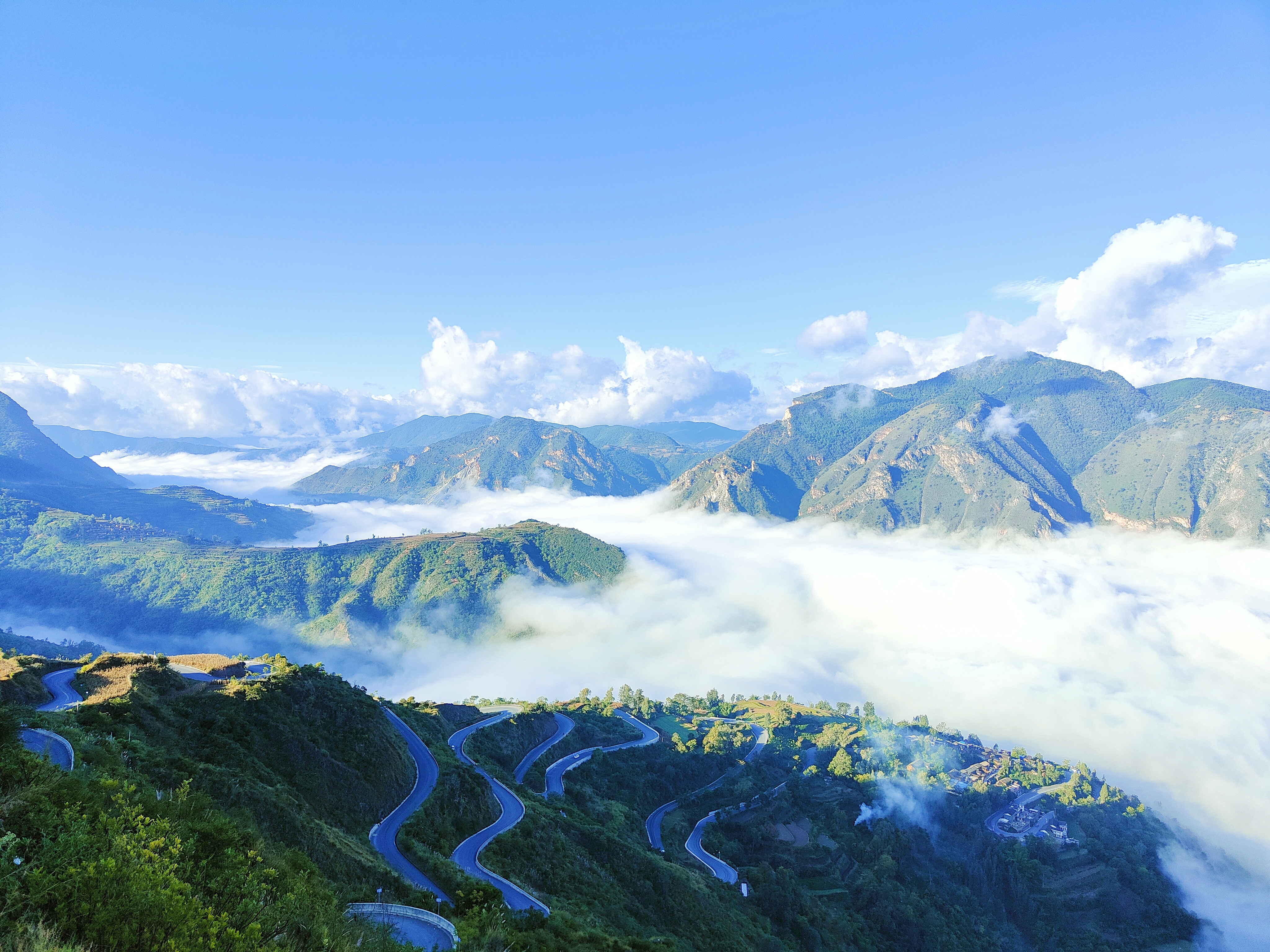 玉溪易门绿汁：邂逅绝美云海（开屏新闻记者 李春丽 通讯员 王晓凤 摄）