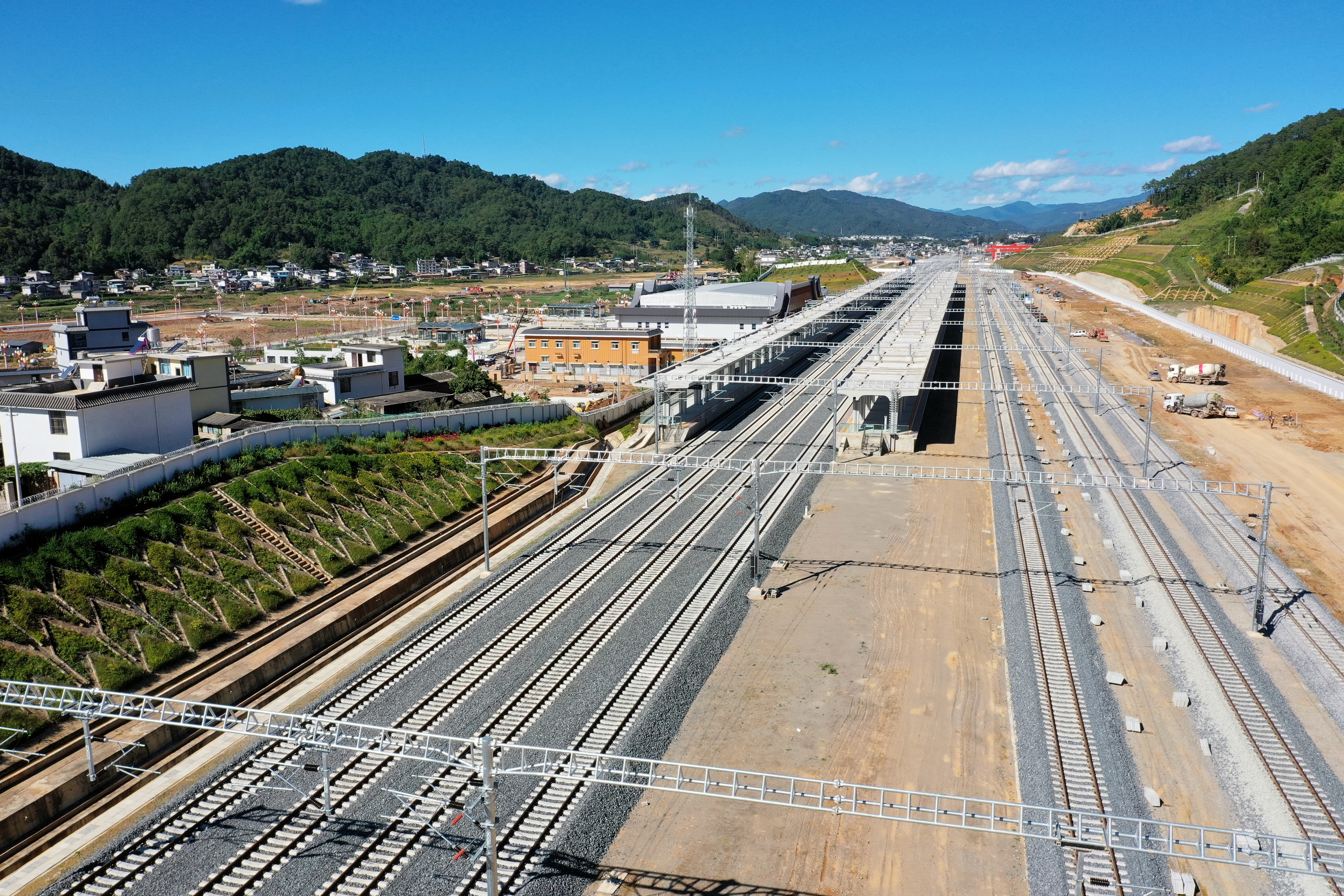 中老铁路（周明佳 摄）