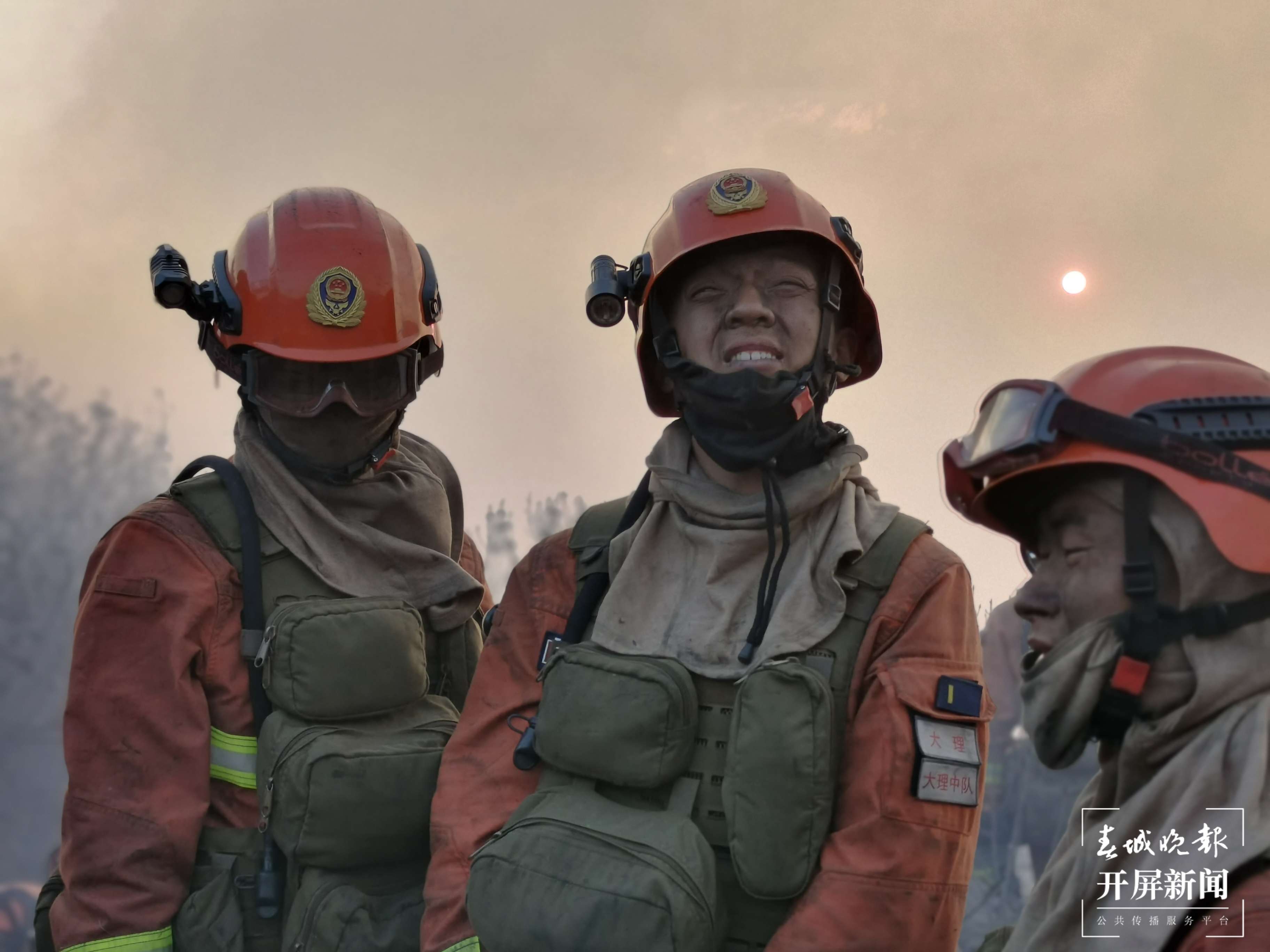 大理金甲山火场明火全部扑灭（开屏新闻记者 刘文波 杨维琦 通讯员 张凡兵 摄）