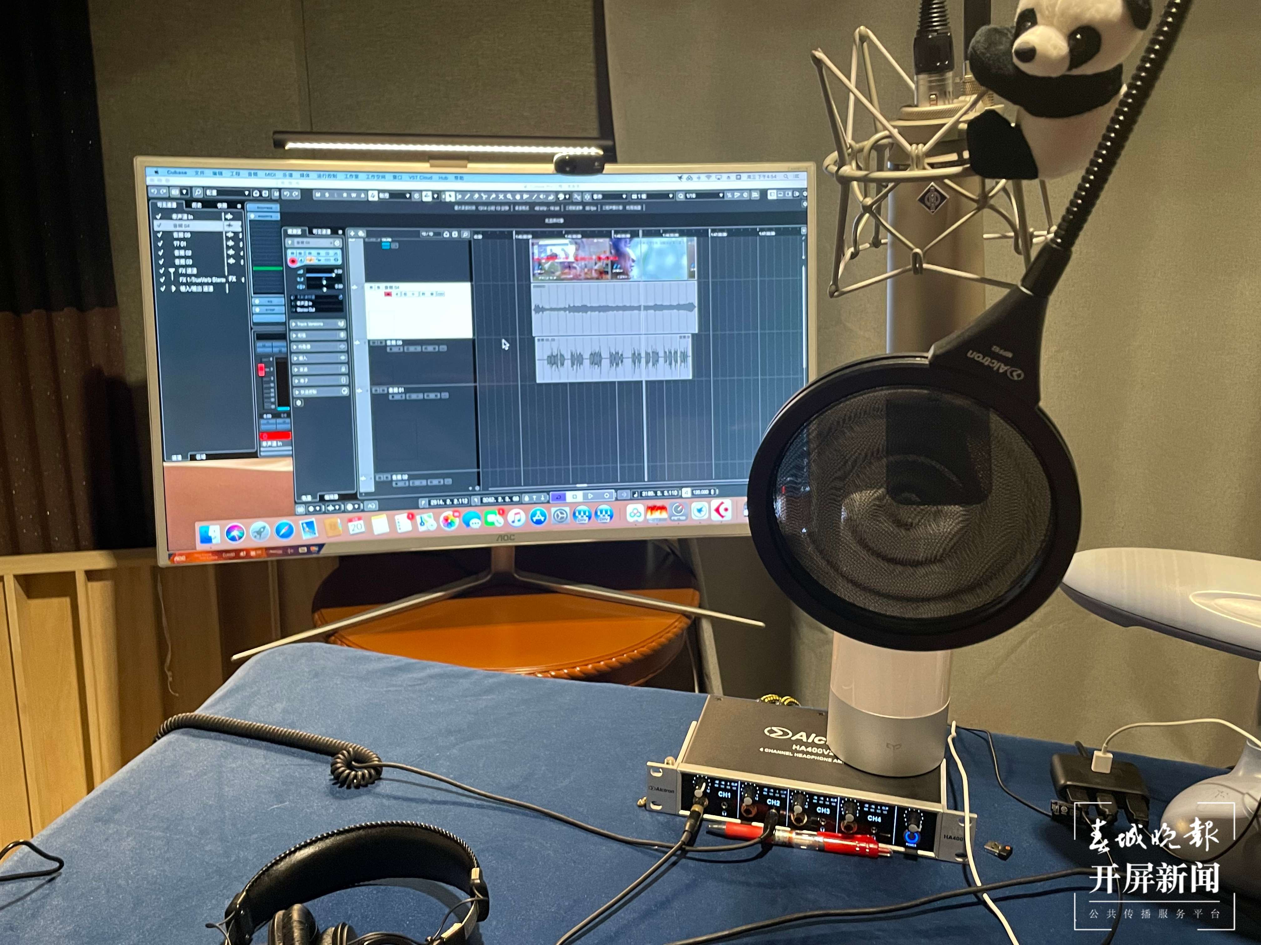 有声阅读悄然兴起(开屏新闻记者 张田睿 摄)