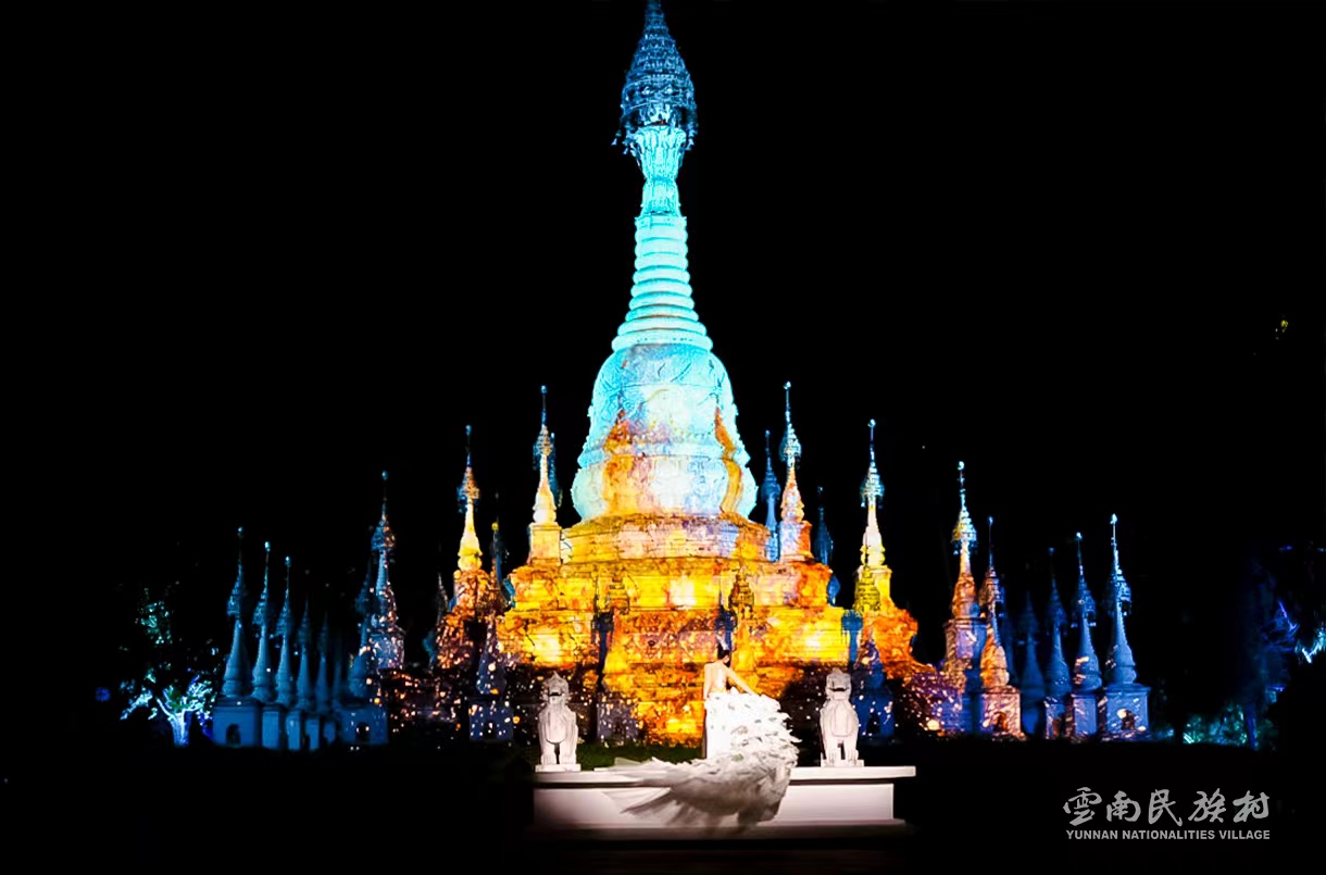 这个五一，来云南民族村和白族同胞一起“绕三灵”吧（供图）