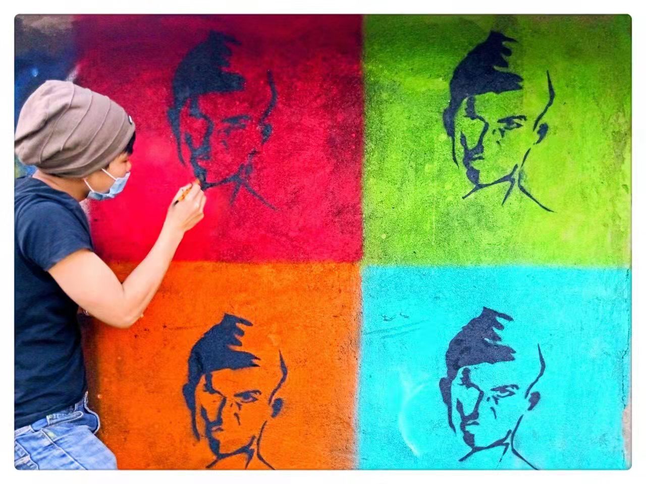 西双版纳曼勒“美术村”：一个被涂鸦艺术改变的村庄（景洪市融媒体中心 供图）