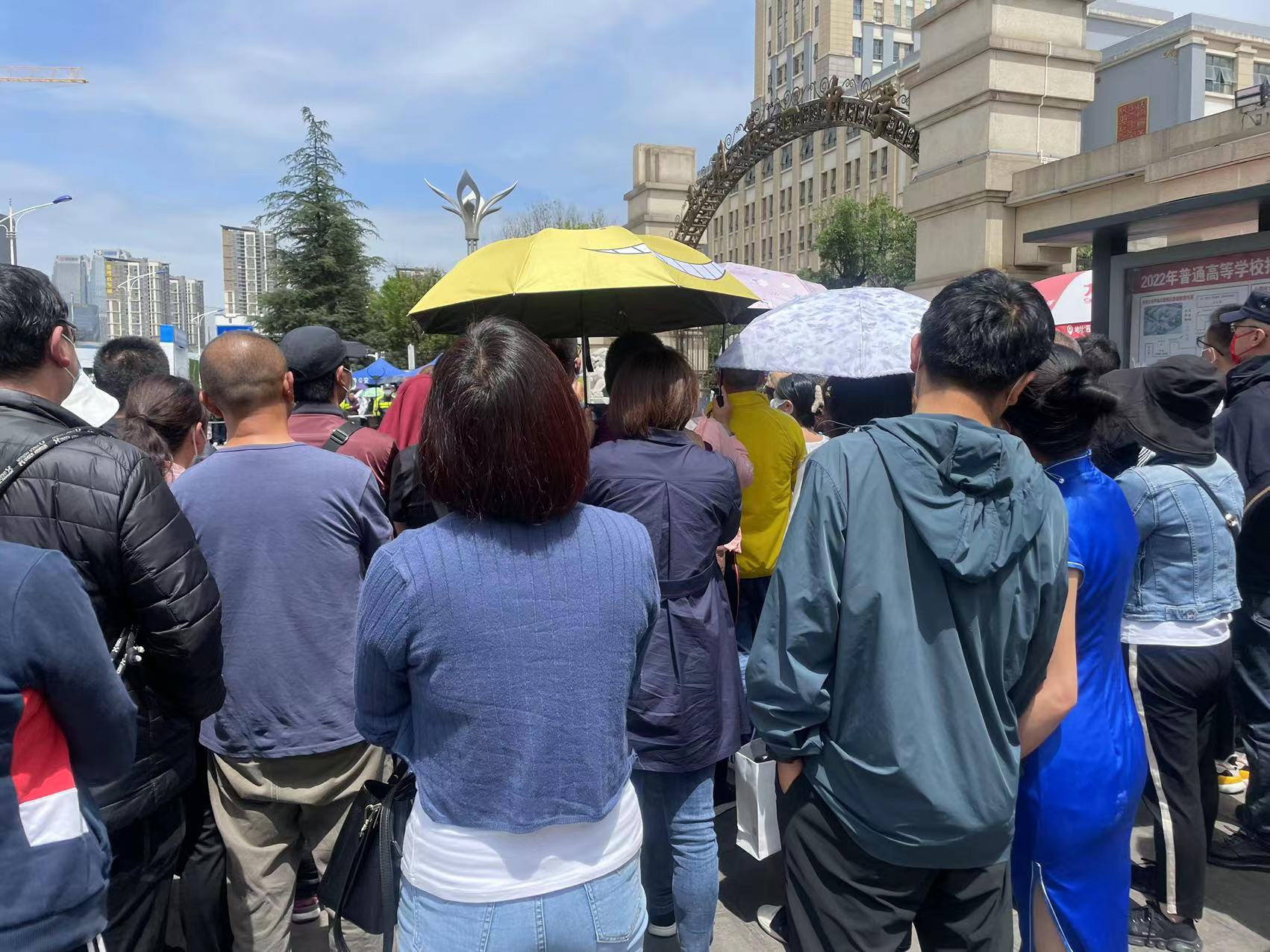 2022年昆明高考第一天