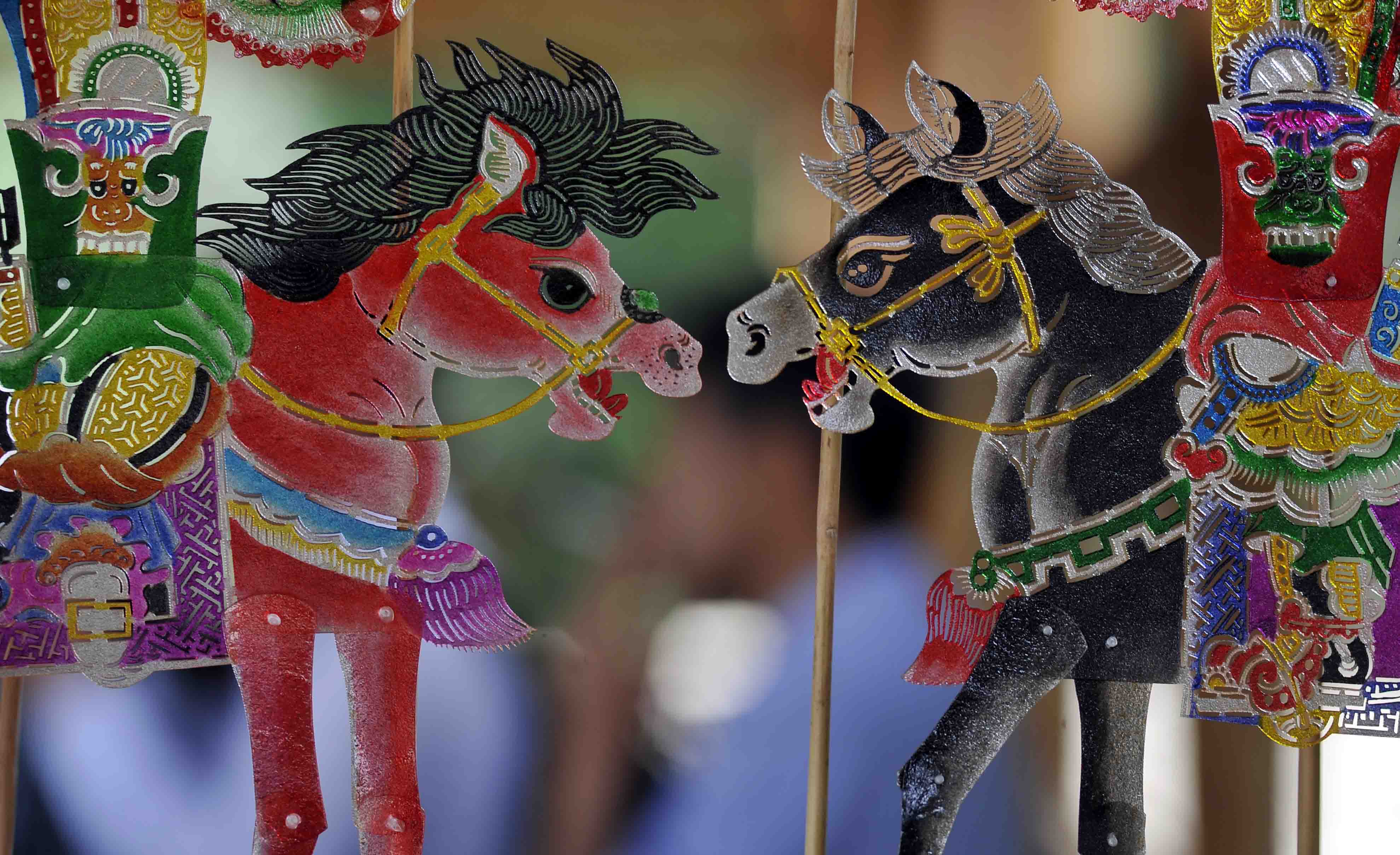 无比生动的皮影