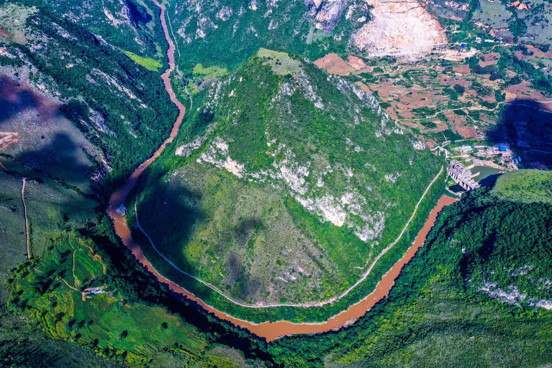 来去有念 何以开远 | “巨龙”盘旋 南盘江在开远造就美丽风光