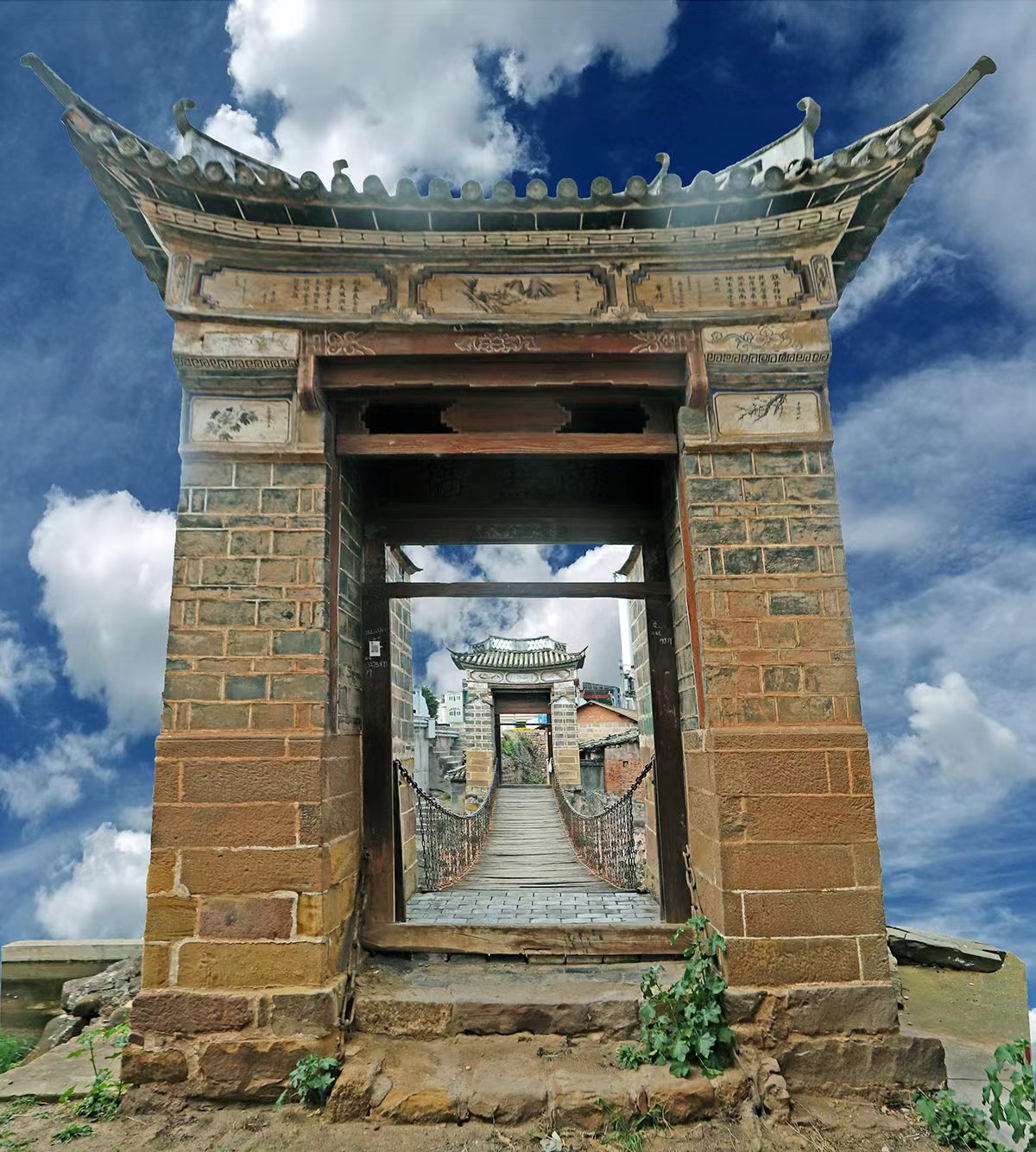 从古建筑看大理巍山（刘文波 通讯员 彭晓侠 摄）