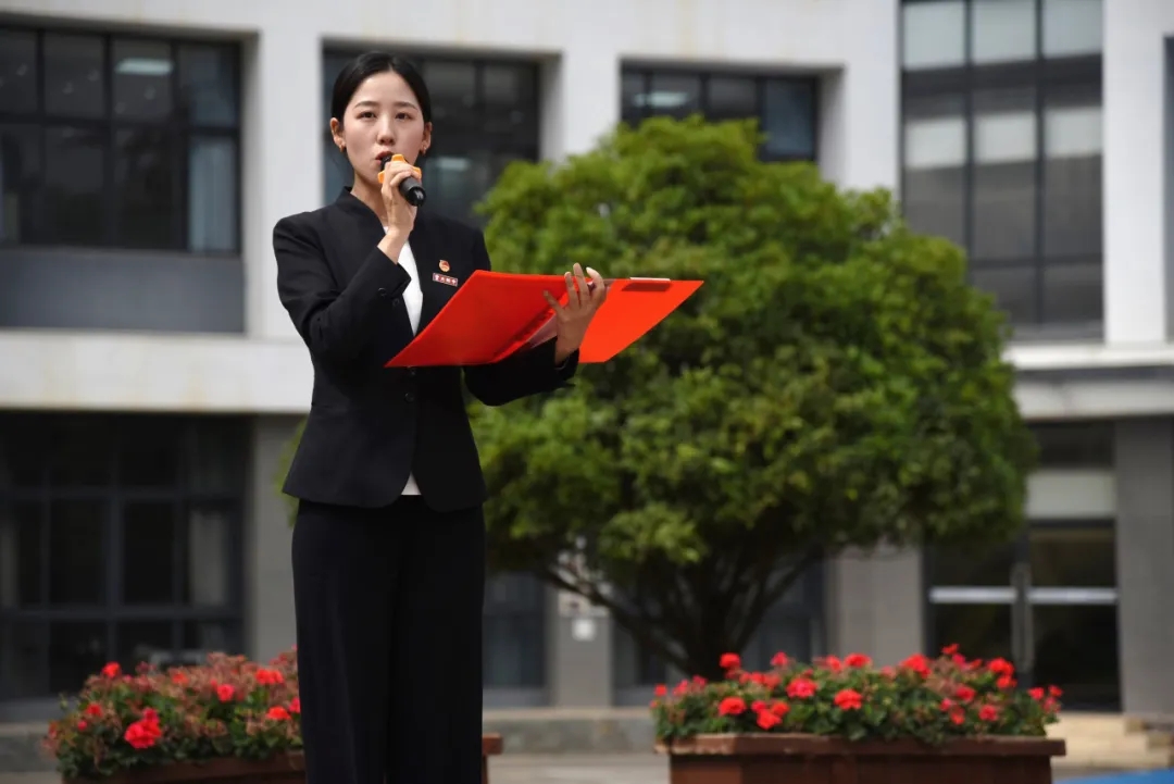 云附西林分校举行初二离队及入团仪式