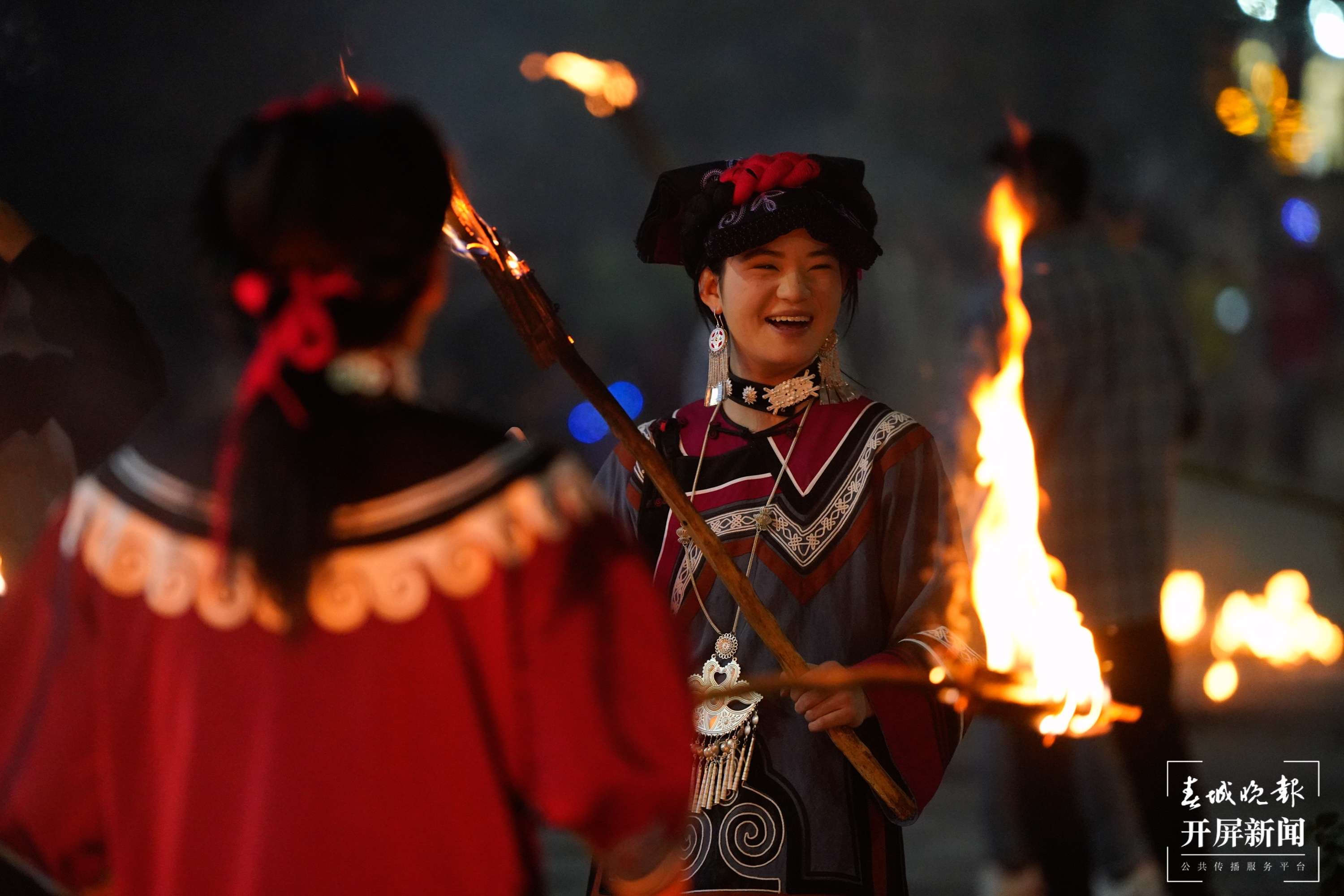 2024宁蒗火把节盛况直击（开屏新闻记者 马艺宁 高伟 资渔 摄）
