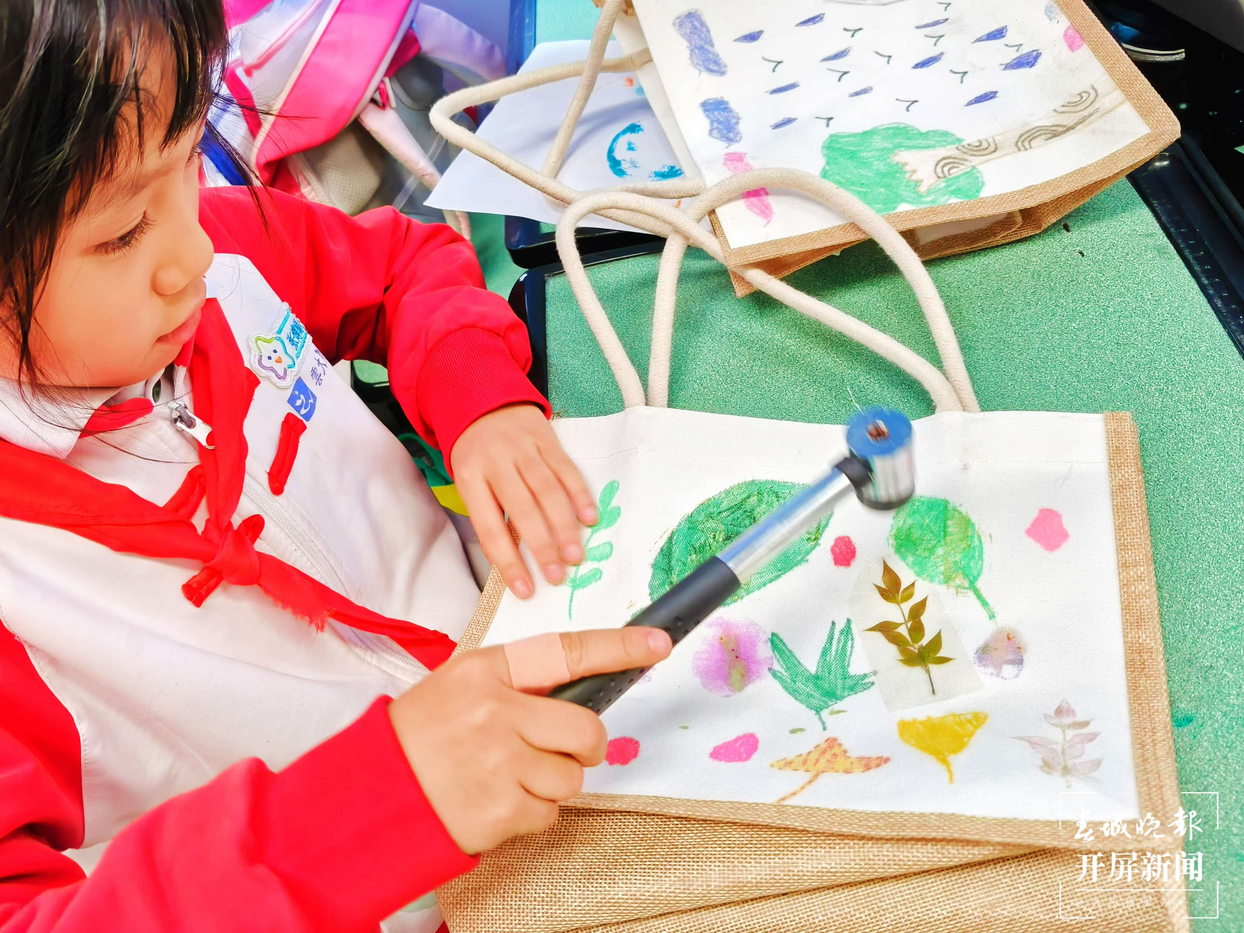 西林附中拓印活动激发学生创造力