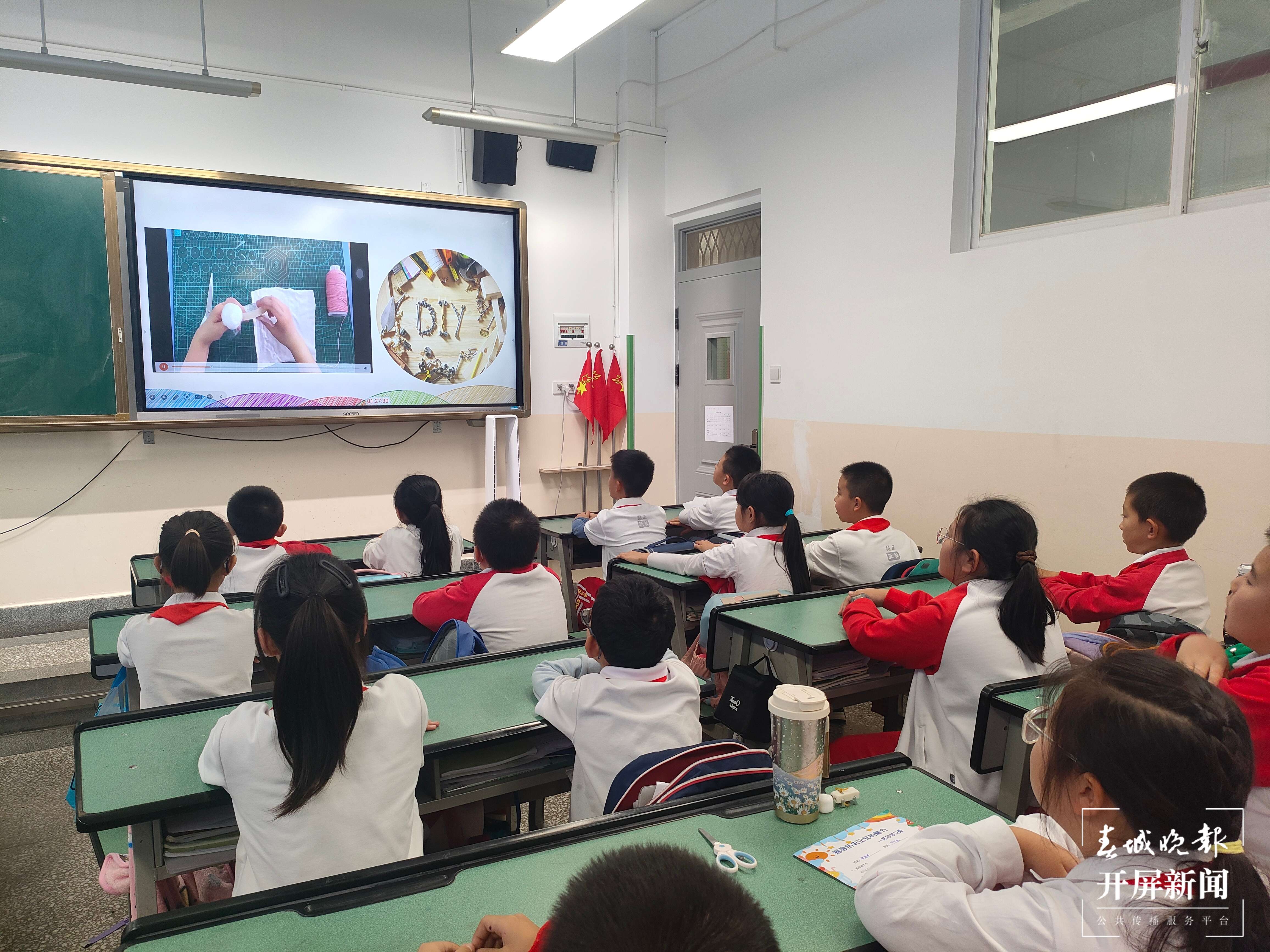 西林附中拓印活动激发学生创造力