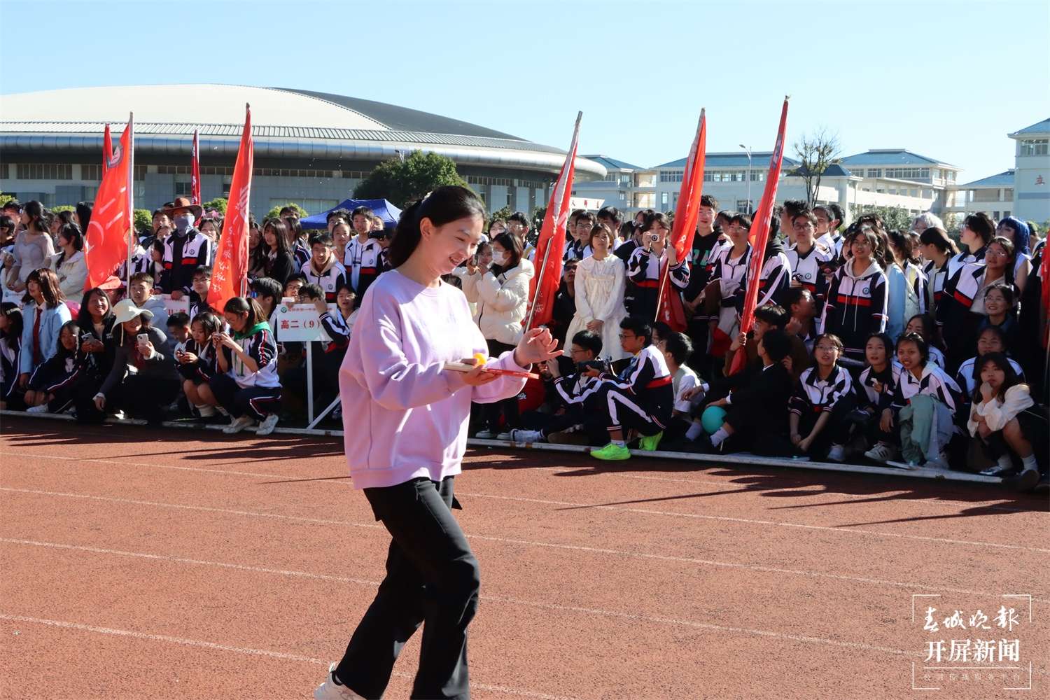 昆一中晋宁学校2024冬运会开幕