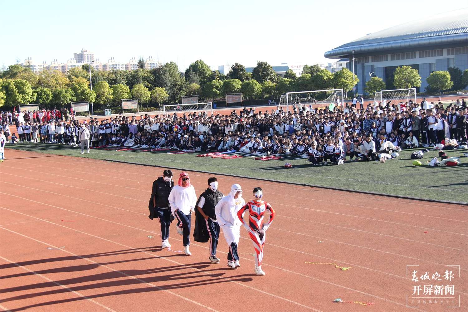 昆一中晋宁学校2024冬运会开幕