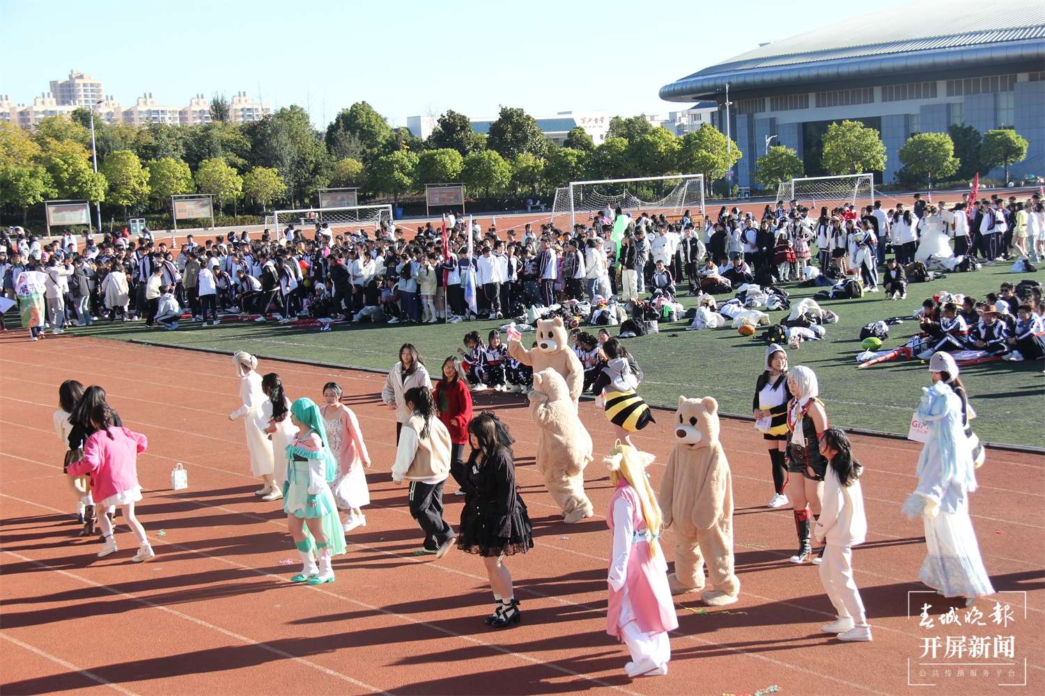 昆一中晋宁学校2024冬运会开幕