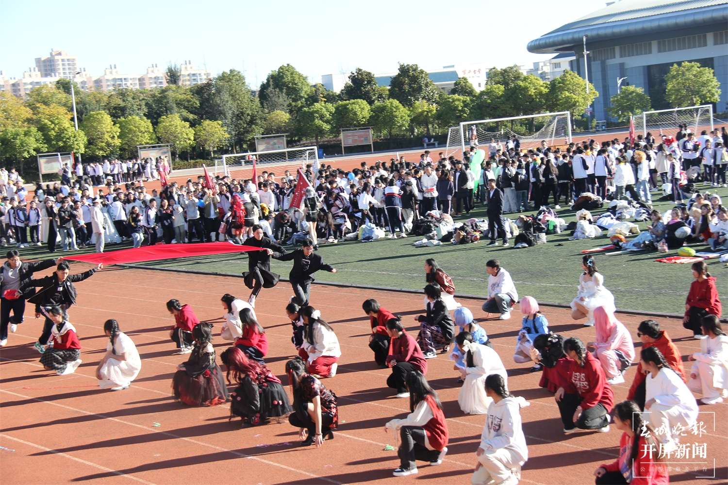 昆一中晋宁学校2024冬运会开幕