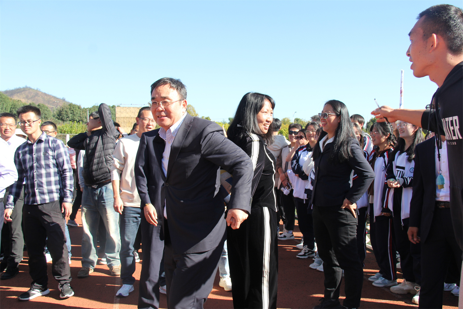 昆一中晋宁学校2024冬运会开幕