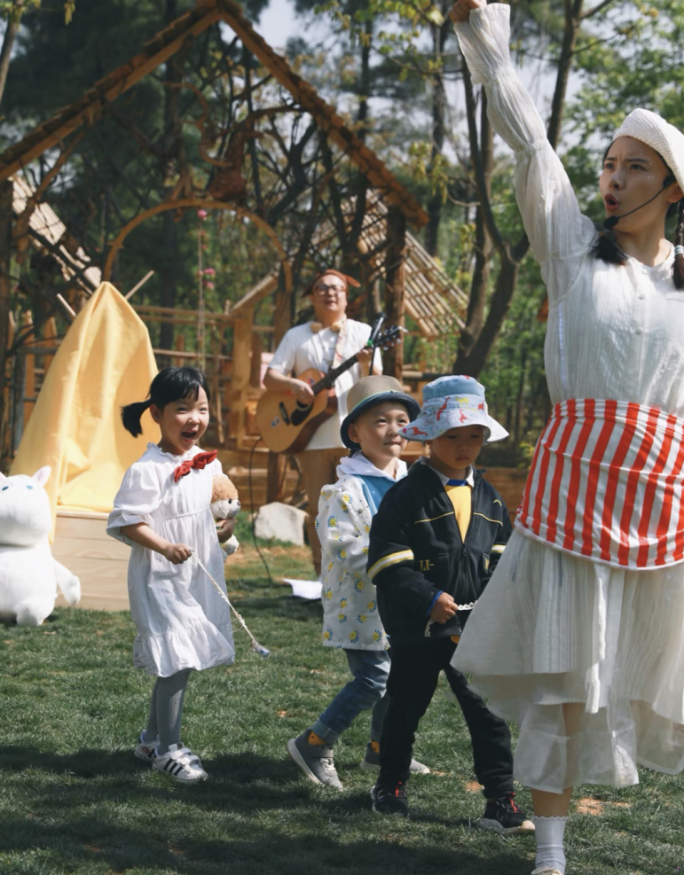 《小马过河》亲子剧示意图