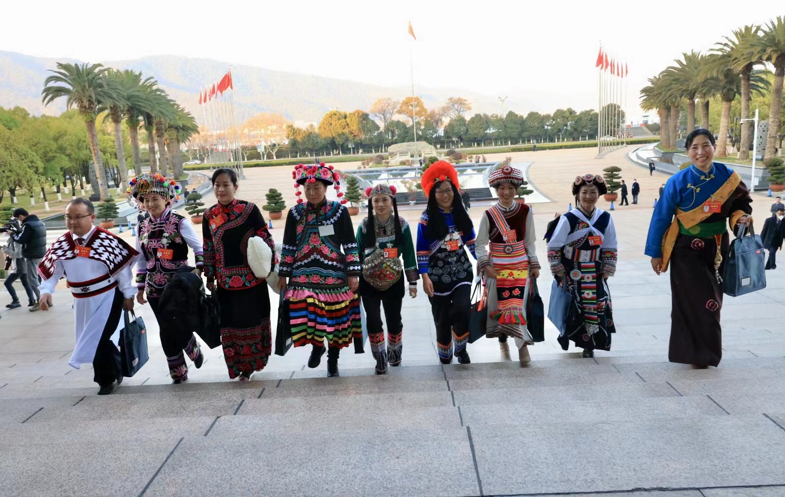 组图｜云南省第十四届人民代表大会第一次会议隆重开幕（开屏新闻记者 周明佳 摄）