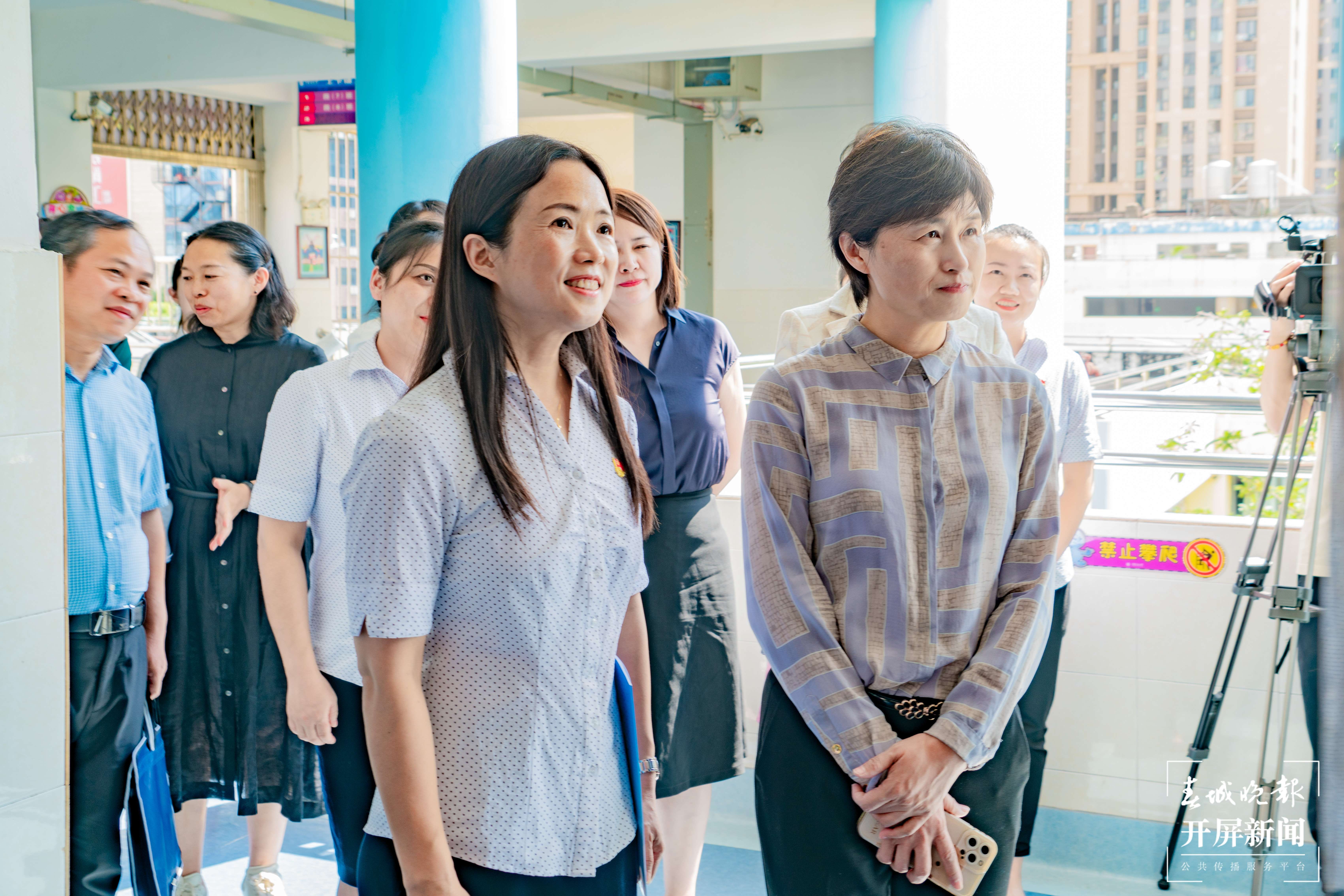 金康园小学调研