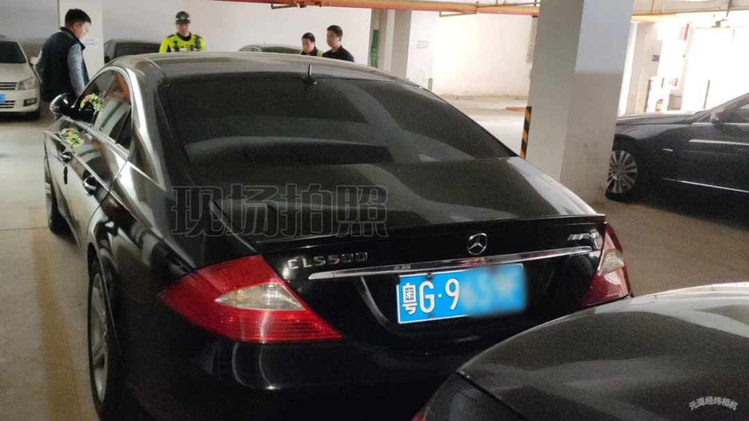 套牌车(图源 昆明交警)