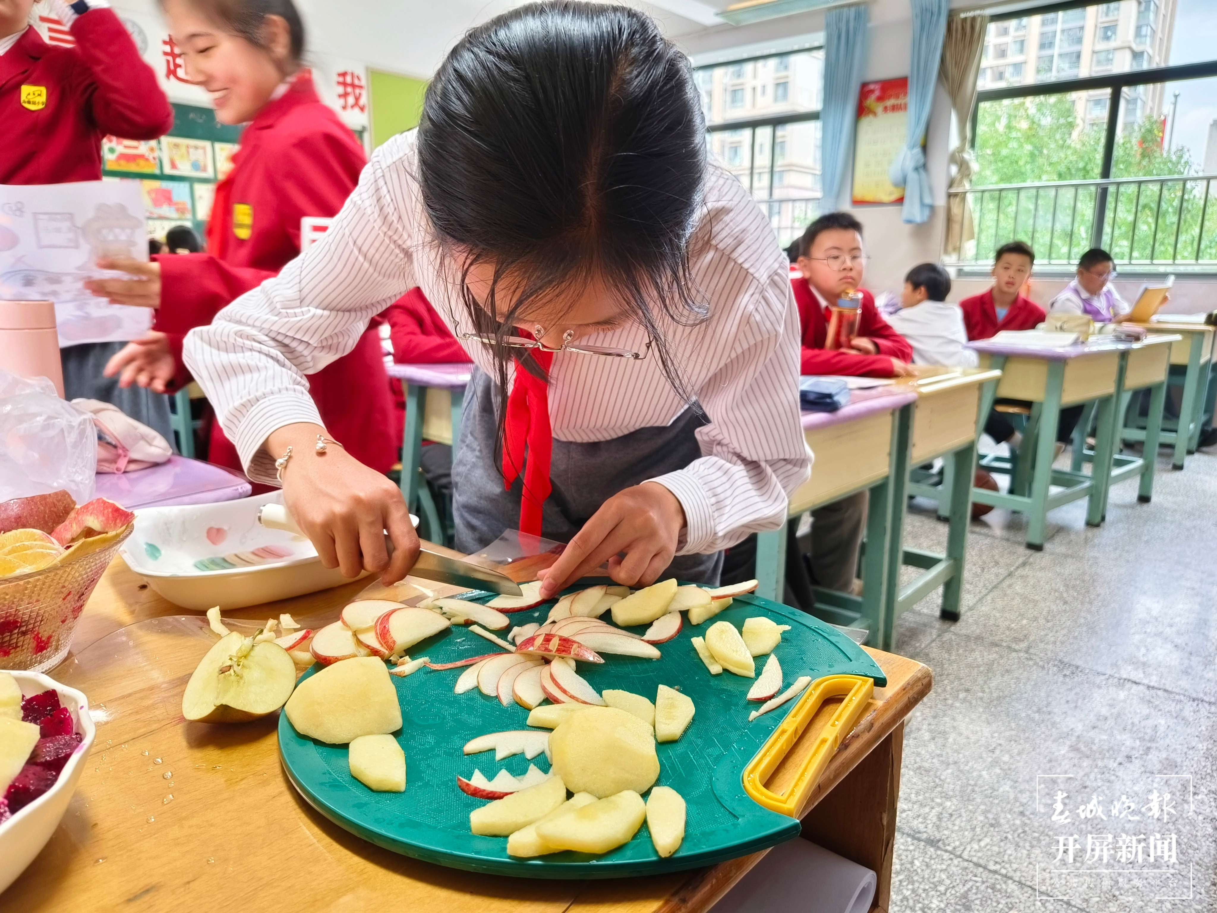 金康园小学苹果节