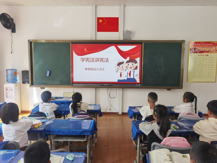 杨家中心学校宪法日