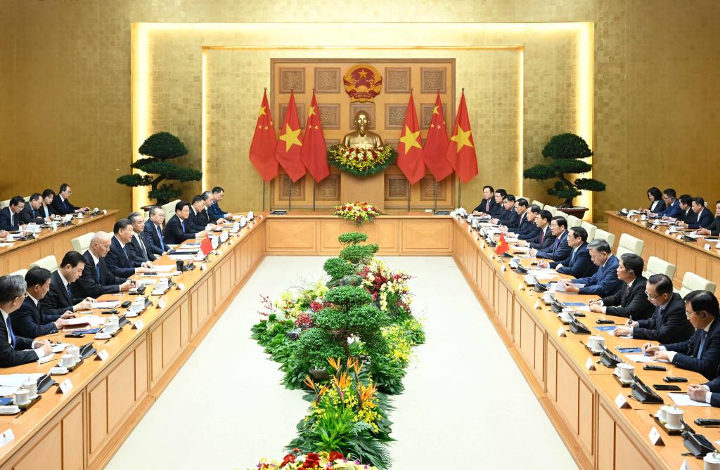 高清大图｜习近平总书记圆满结束对越国事访问