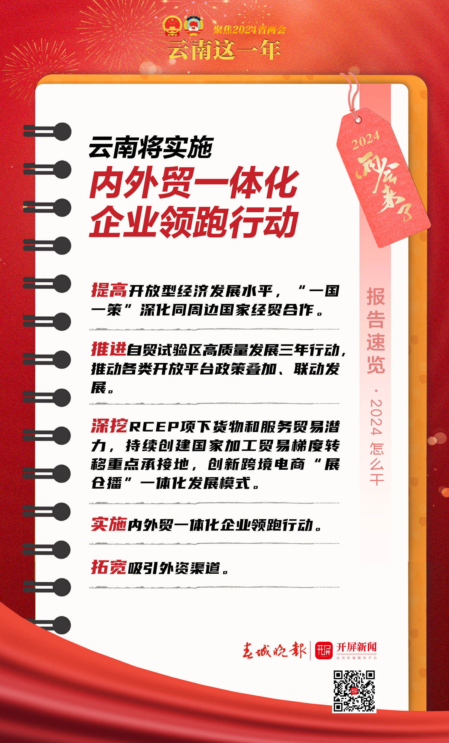 2024云南两会｜目标已定！2024年这样干→