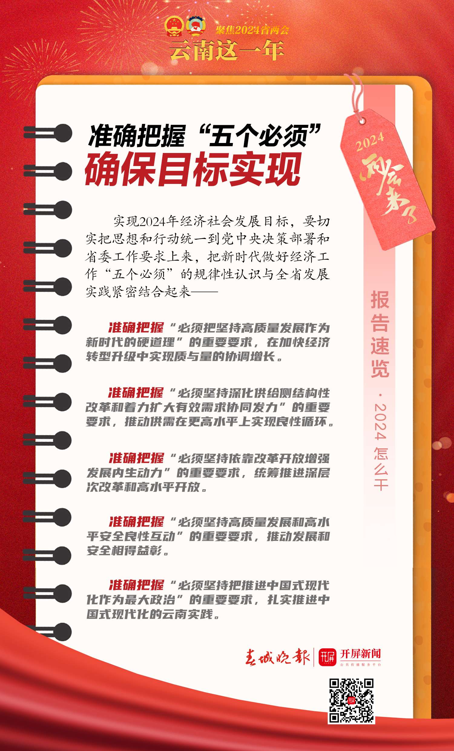 2024云南两会｜目标已定！2024年这样干→