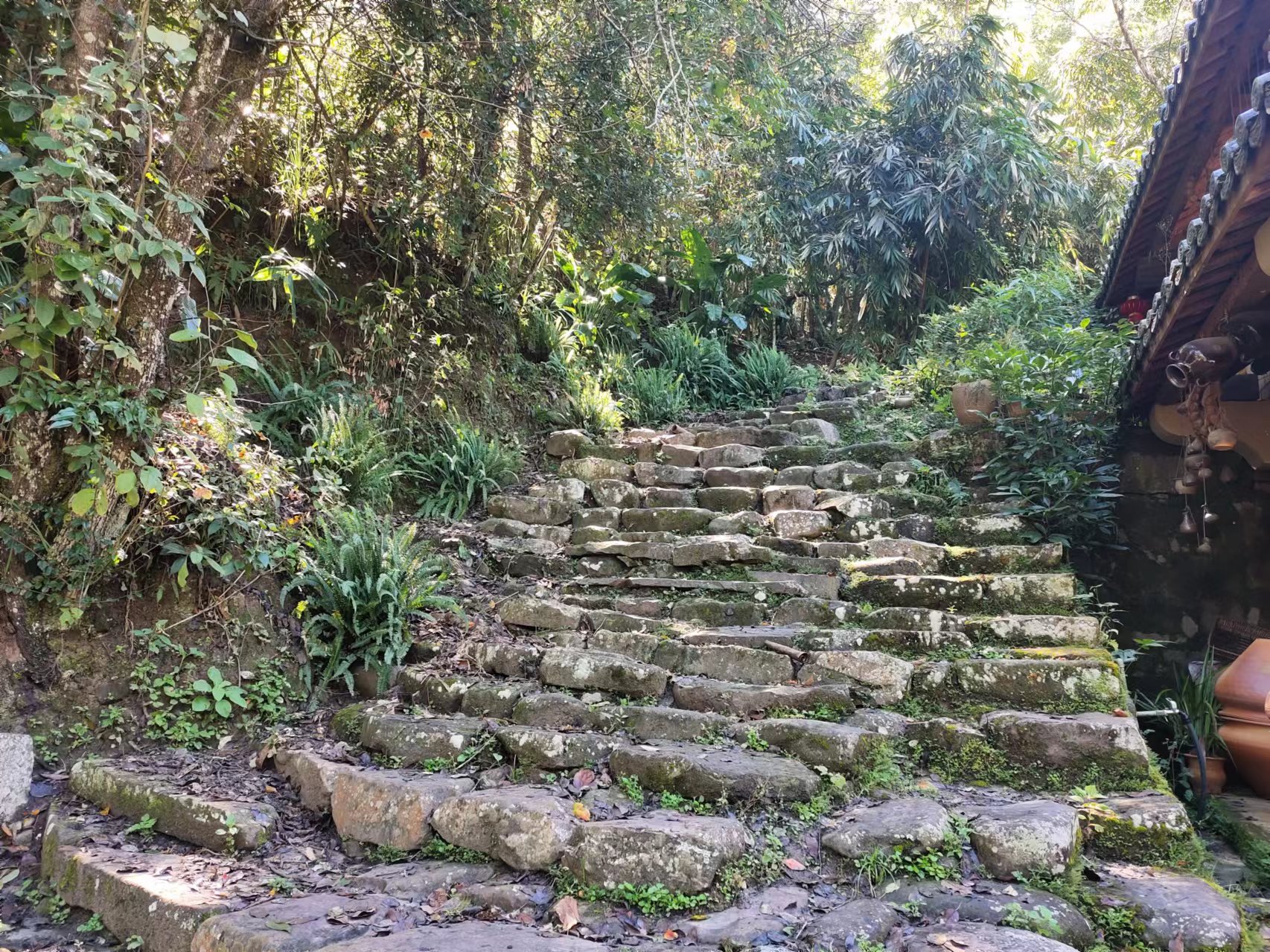 去小城寻年味,保山、普洱等春节酒店预订增4.5倍 :普洱那柯里小镇现存的茶马古道.jpg