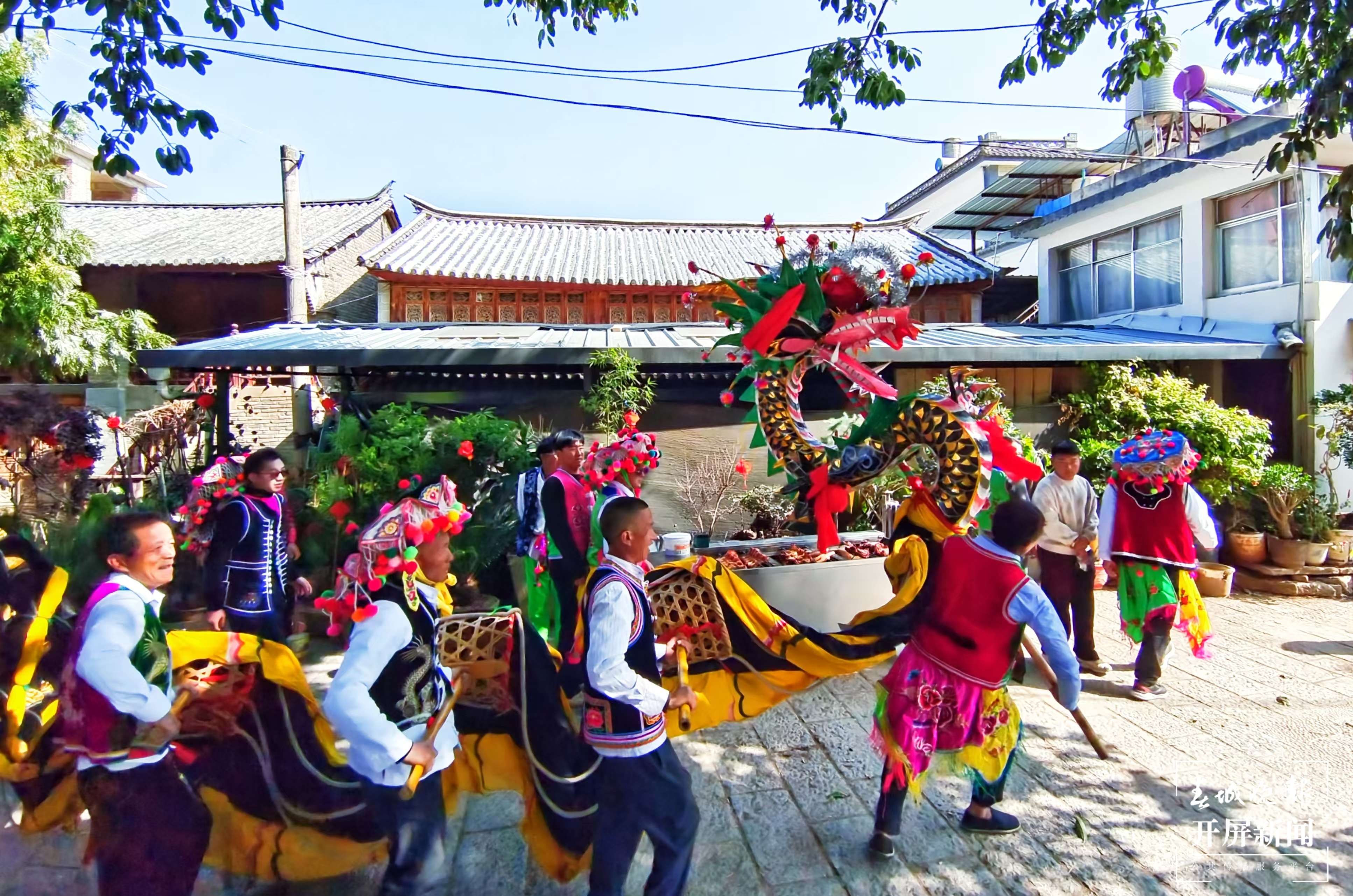 龙腾狮舞兴盛世!大理宾川“千年古邑”乡风乡韵年味浓(有视频) (7).jpg