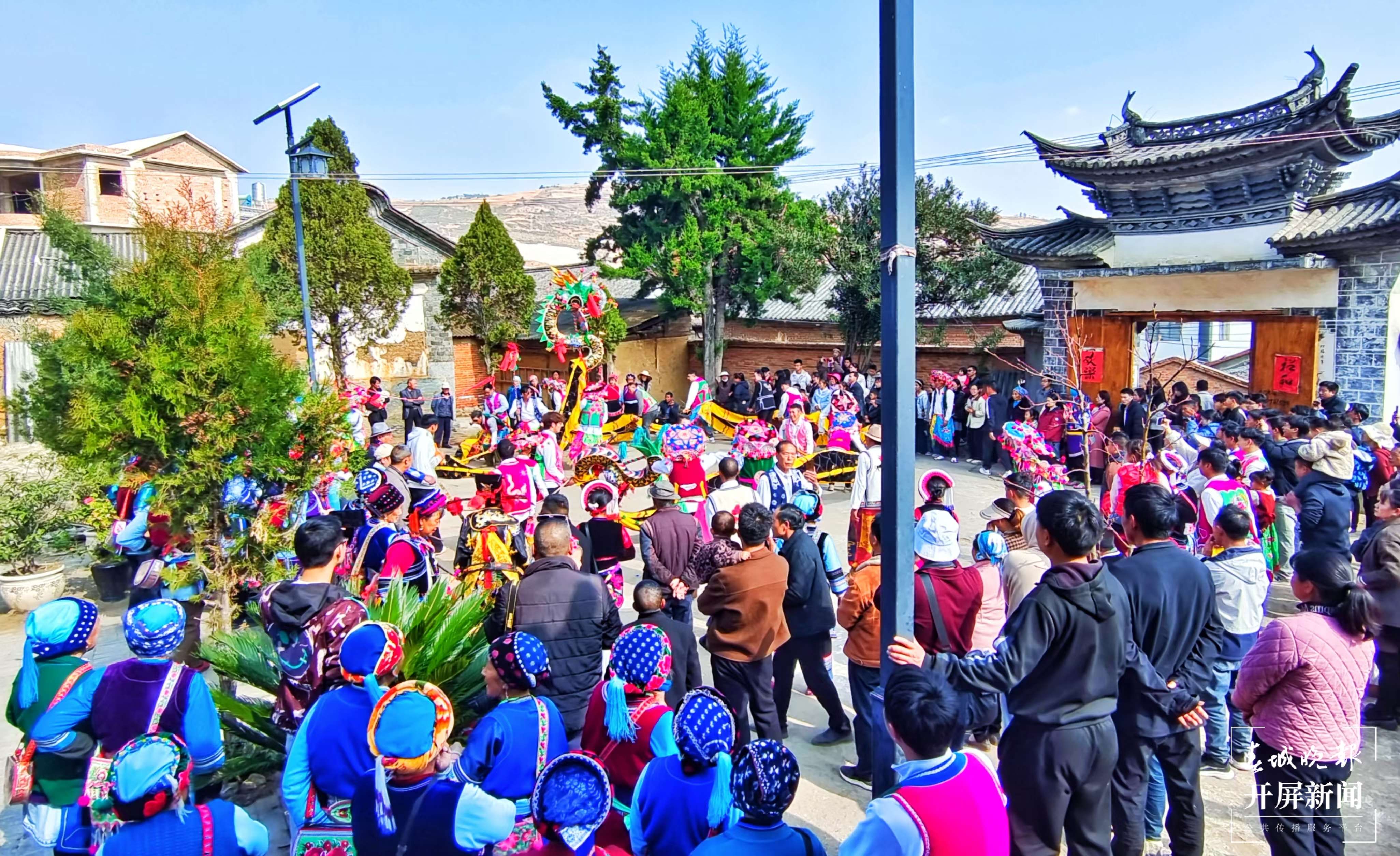 龙腾狮舞兴盛世!大理宾川“千年古邑”乡风乡韵年味浓(有视频) (11).jpg
