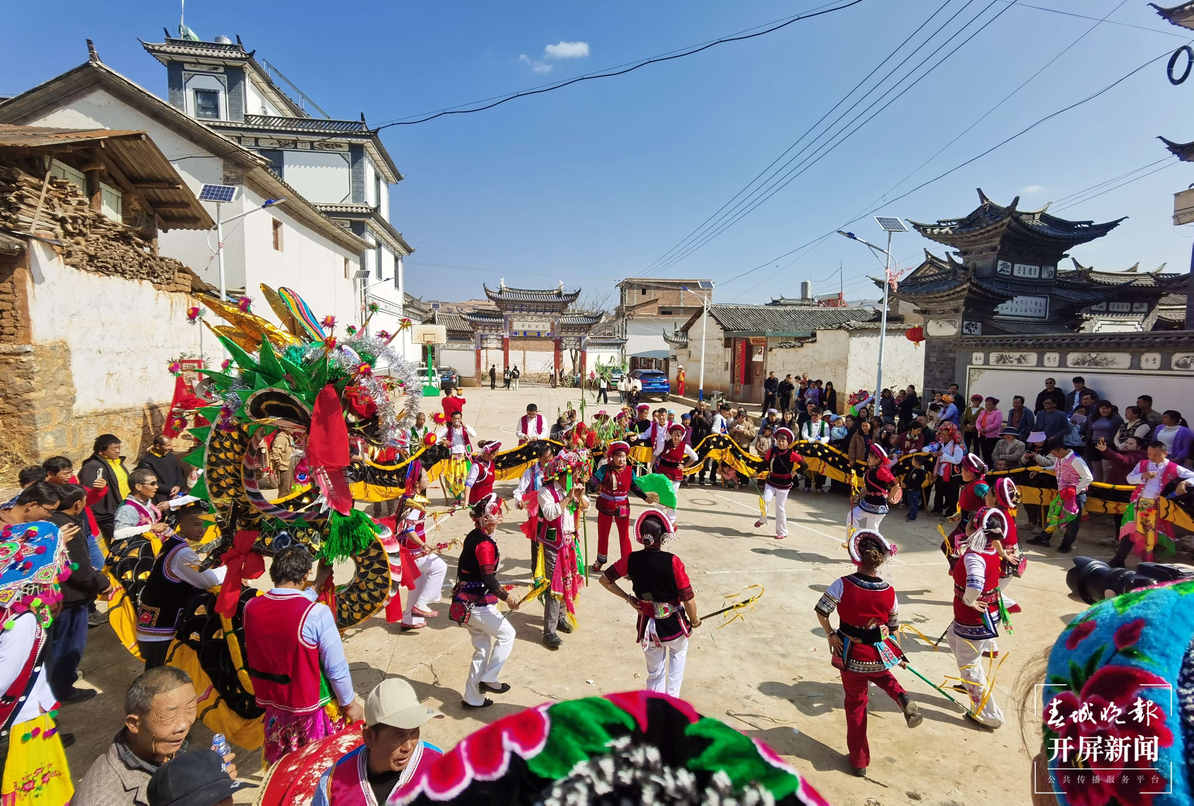 龙腾狮舞兴盛世!大理宾川“千年古邑”乡风乡韵年味浓(有视频) (13).jpg